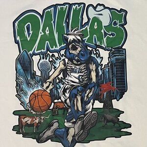 Dallas Mavericks graphic t shirt Mens size XXL